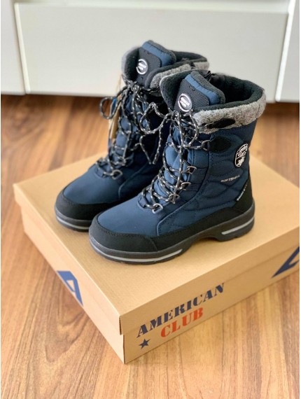 ДИТЯЧІ ЗИМОВІ ТЕРМО ЧОБОТИ AMERICAN SOFTSHELL & TRIPLETEX NAVY DODO