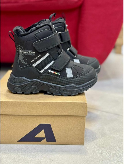 ДИТЯЧІ ЗИМОВІ ТЕРМО ЧОБОТИ AMERICAN SOFTSHELL & TRIPLETEX BLACK DAKS