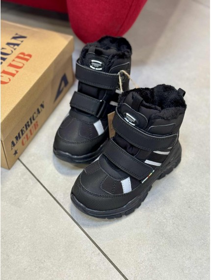 ДИТЯЧІ ЗИМОВІ ТЕРМО ЧОБОТИ AMERICAN SOFTSHELL & TRIPLETEX BLACK DAKS