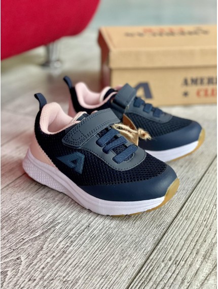 ДИТЯЧІ КРОСІВКИ AMERICAN CLUB MIDI NAVY PIRSI ДИТЯЧІ КРОСІВКИ AMERICAN CLUB MIDI NAVY PIRSI