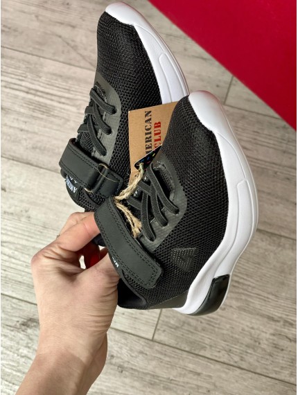 ДИТЯЧІ КРОСІВКИ AMERICAN CLUB BLACK FAA