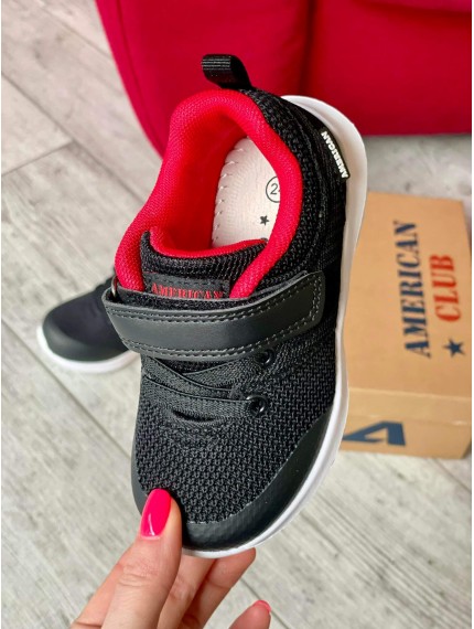 ДИТЯЧІ КРОСІВКИ AMERICAN CLUB BLACK TADEI