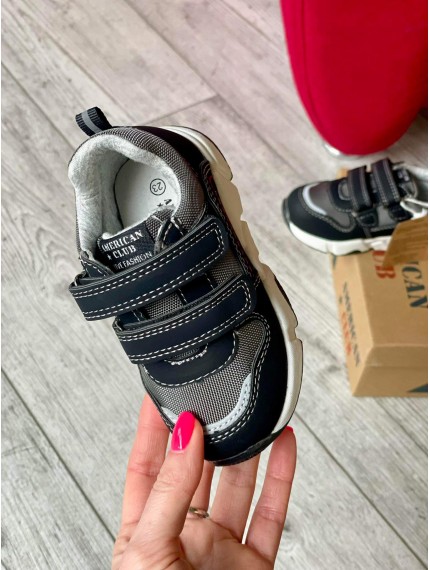 ДИТЯЧІ КРОСІВКИ AMERICAN CLUB GREY GEO