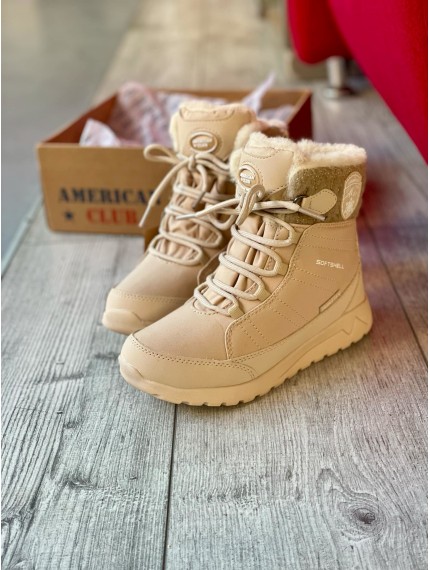 ДИТЯЧІ ЗИМОВІ ТЕРМО ЧОБОТИ AMERICAN SOFTSHELL & TRIPLETEX EKRU