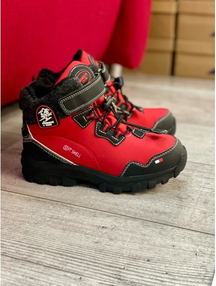 ДИТЯЧІ ЗИМОВІ ТЕРМО ЧОБОТИ AMERICAN SOFTSHELL & TRIPLETEX RED IDOL