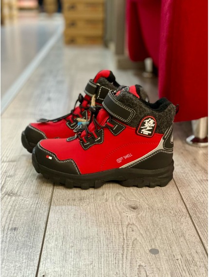 ДИТЯЧІ ЗИМОВІ ТЕРМО ЧОБОТИ AMERICAN SOFTSHELL & TRIPLETEX RED IDOL
