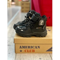 ДИТЯЧІ ЗИМОВІ ТЕРМО ЧОБОТИ AMERICAN SOFTSHELL & TRIPLETEX BLACK OWY