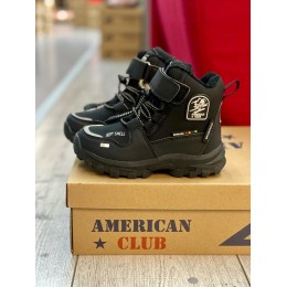 ДИТЯЧІ ЗИМОВІ ТЕРМО ЧОБОТИ AMERICAN SOFTSHELL & TRIPLETEX BLACK OWY
