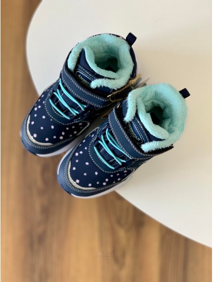 ДИТЯЧІ ЗИМОВІ ТЕРМО ЧОБОТИ AMERICAN SOFTSHELL & TRIPLETEX MINI BLUE PONY