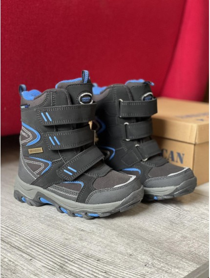 ДИТЯЧІ ЗИМОВІ ТЕРМО ЧОБОТИ AMERICAN SOFTSHELL & TRIPLETEX MIDI BLUE TITU