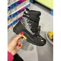 ДИТЯЧІ ЗИМОВІ ТЕРМО ЧОБОТИ AMERICAN SOFTSHELL & TRIPLETEX BLACK WOOF
